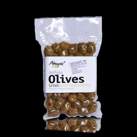 Atrapos bio zöld olívabogyó, 300 g