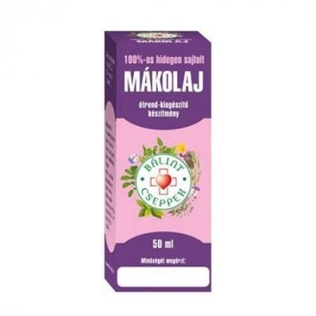 Bálint mákolaj hidegen sajtolt 150 ml
