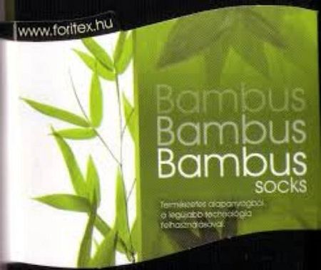 Bambusz zokni, sötétkék 40-42
