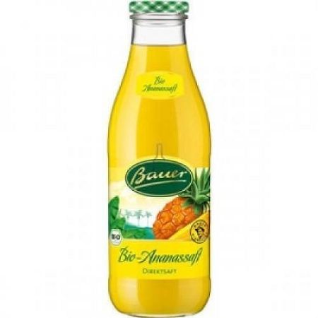 Bauer bio ananászlé, 980 ml