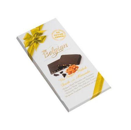 BELGIAN ÉTCSOKOLÁDÉ MANDULÁS ÉDESÍTŐSZ., 100 g