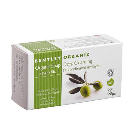Bentley Organic Bio olívaszappan teafaolajjal és eukaliptusszal 150 g