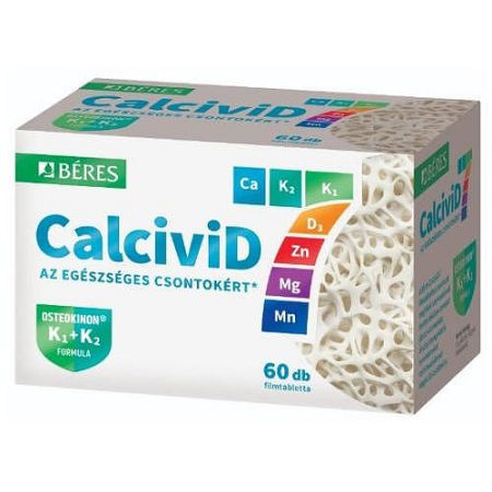 BÉRES CALCIVID 7 FILMTABLETTA, 60 db