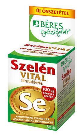 Béres Szelén Vital filmtabletta, 30 db