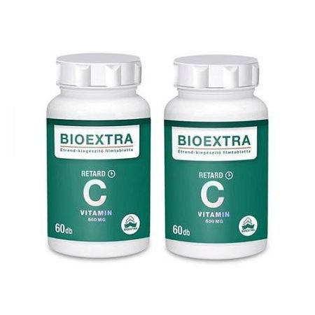 BIOEXTRA C-VITAMIN 500MG FILMTABL.2X60DB