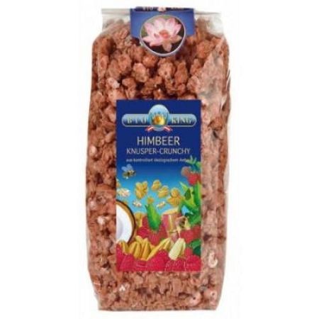 Bioking bio ropogós müzli málnás, 375 g
