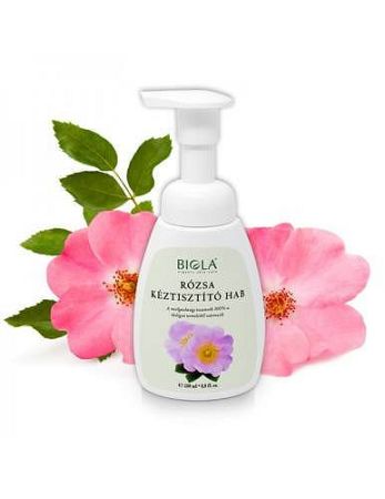 Biola Bio rózsa kéztisztító hab 250ml
