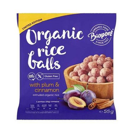 BIOPONT BIO BARNARIZSGOLYÓ SZILVA-FAHÉJ, 55 g
