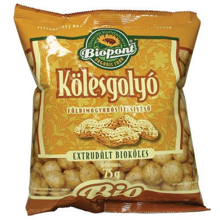 Biopont bio Kölesgolyó, földimogyorós, 75 g