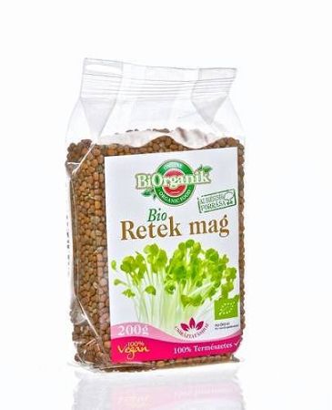 BiOrganik bio retek mag csíráztatáshoz, 200 g