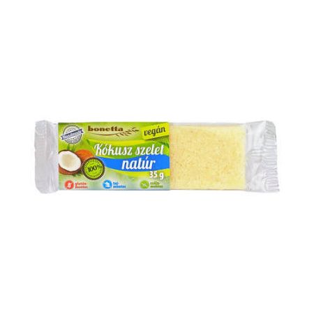 BONETTA KÓKUSZ SZELET NATÚR VEGÁN, 35 g