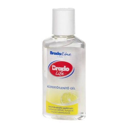 Bradolife Kézfertőtlenítő Gél Citrom, 50 ml