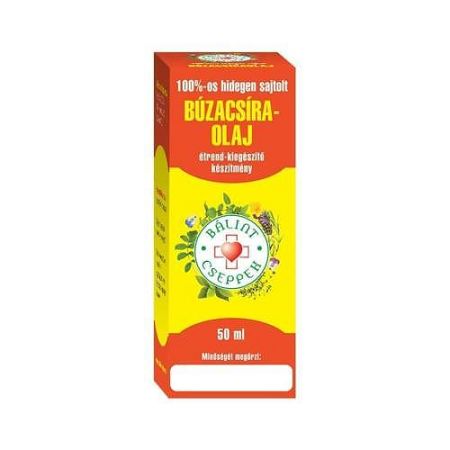 Búzacsíraolaj, 100%-os, hidegen sajtolt, 50 ml