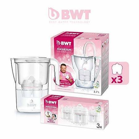 BWT VIDA VÍZSZŰRŐ KANCSÓ+3 FILTER MANUÁL, 4 db