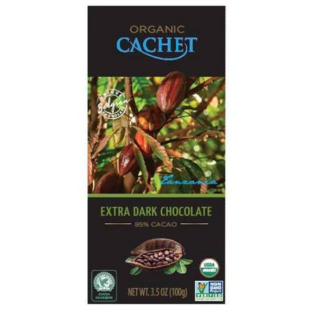 Cachet Bio Táblás étcsokoládé 85% 100 g
