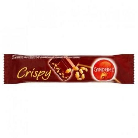 Canderel Crispy csokoládé szelet, 27 g