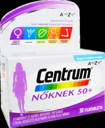 CENTRUM A-Z FILMTAB. NŐKNEK 50+ 30DB