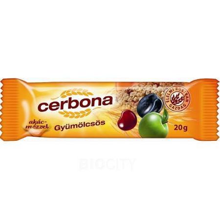Cerbona Müzliszelet gyümölcsös, 20 g