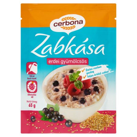 Cerbona Zabkása Erdei Gyümölcsös 65 g