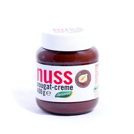 Dennree bio mogyorós nugátkrém 13%, 400 g