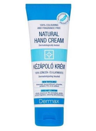 Dermax illatmentes kézkrém, 75 ml