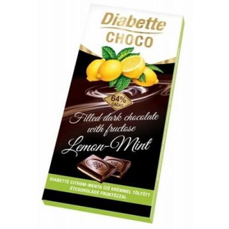 Diabette étcsoki citrom-menta 80 g