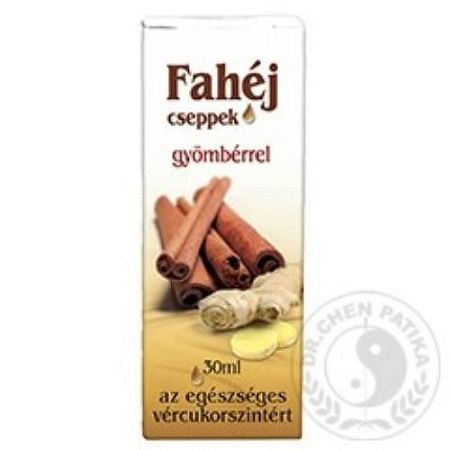 Dr. Chen fahéj és gyömbér cseppek, 30 ml