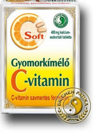 Dr. Chen Soft gyomorkímélő C-vitamin, 30 db