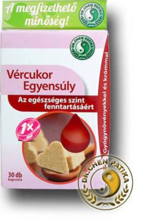Dr. Chen Vércukor Egyensúly kapszula, 30 db