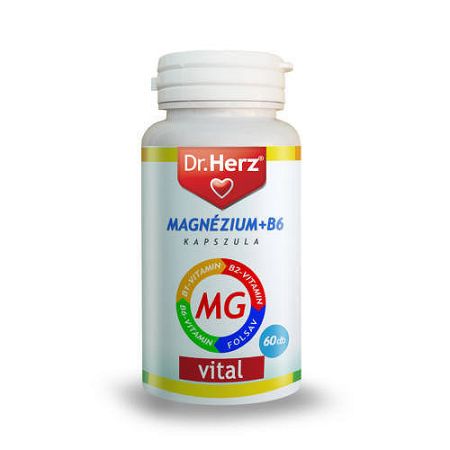 Dr. Herz Magnézium+B6 kapszula, 60 db
