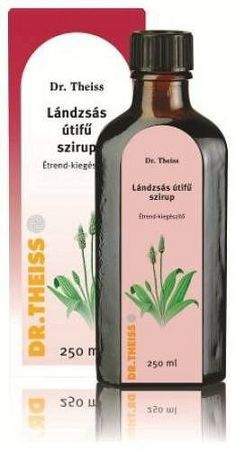 Dr. Theiss Lándzsás útifű szirup, 250 ml