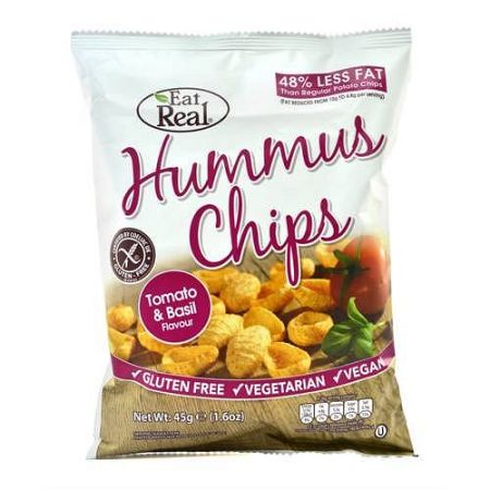 EAT REAL CSICSERIBORSÓ CHIPS PAR.-BAZSAL, 45 g