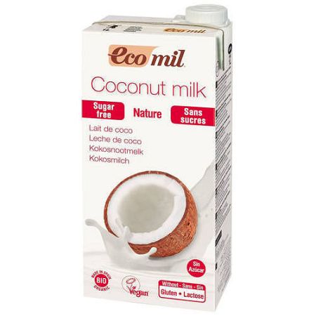 Ecomil bio kókusztej, cukormentes, 1000 ml