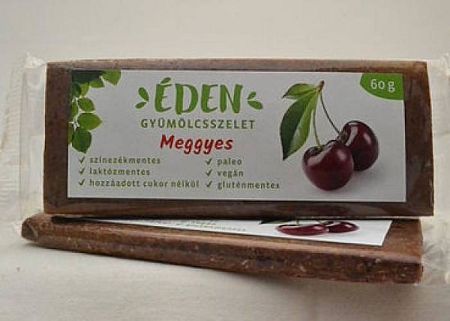 Éden gyümölcsszelet, 60 g - Meggyes