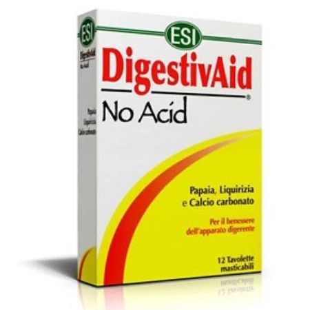 ESI Digestiv Aid - No Acid lúgosító-savlekötő tabletta 12db
