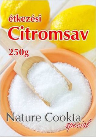 Étkezési citromsav 250 g, Nature Cookta