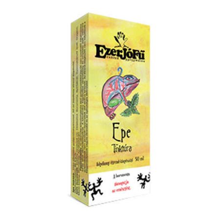 EzerJóFű Epe tinktúra, alkoholos kivonat, 50 ml
