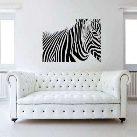 Faldekoráció - zebra