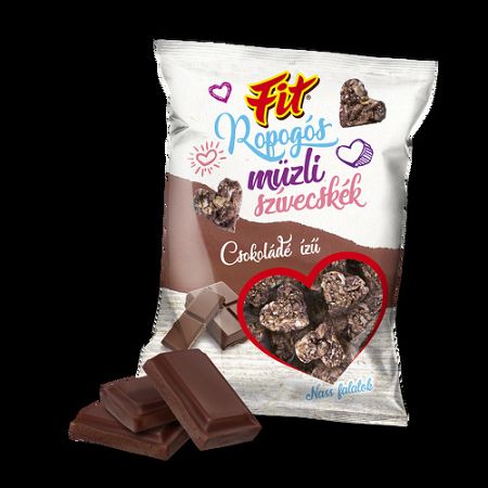 FIT ROPOGÓS MÜZLI SZÍVECSKÉK CSOKOLÁDÉ, 50 g