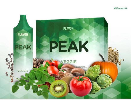 Flavon Peak Veggie, 10 tasak (10x10g)