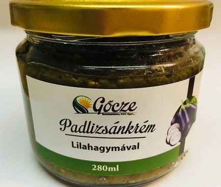 Gőcze padlizsánkrém lilahagymával, 280 ml