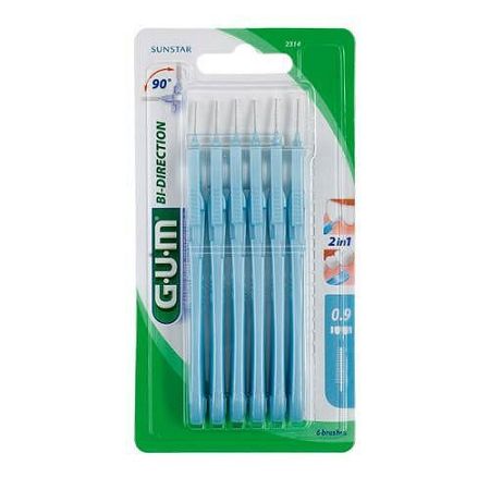 G.u.m bi-direction fogköztisztító kefe, 6 db