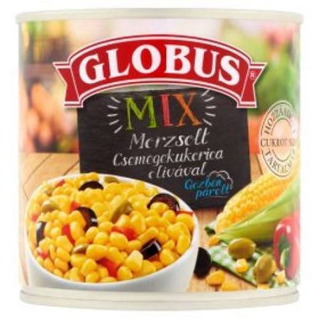 GLOBUS CSEMEGE KUKORICA OLIVÁVAL 300 G