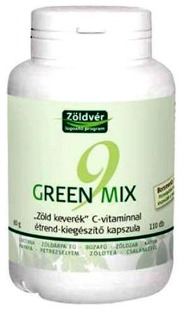 Green Mix 9 lúgosító kapszula 110 db