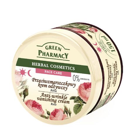 Green pharmacy arckrém rózsaolajos 150 ml