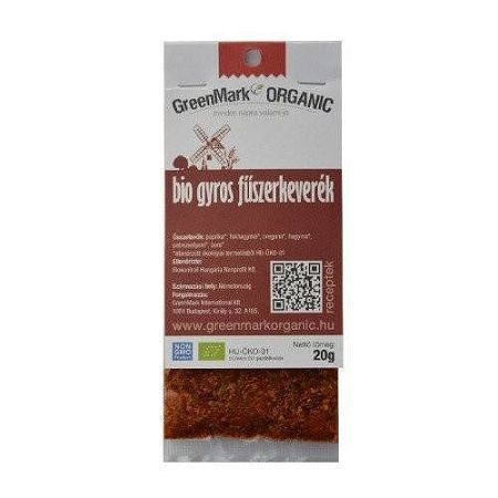 Greenmark bio fűszer gyros, 20 g