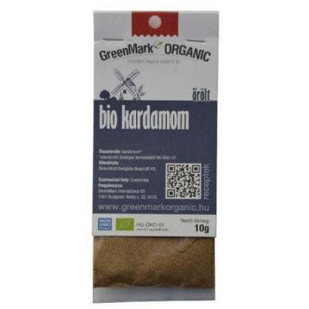 Greenmark bio fűszer kardamom őrölt, 10 g