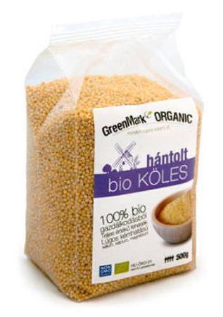 GreenMark bio hántolt köles, 500 g