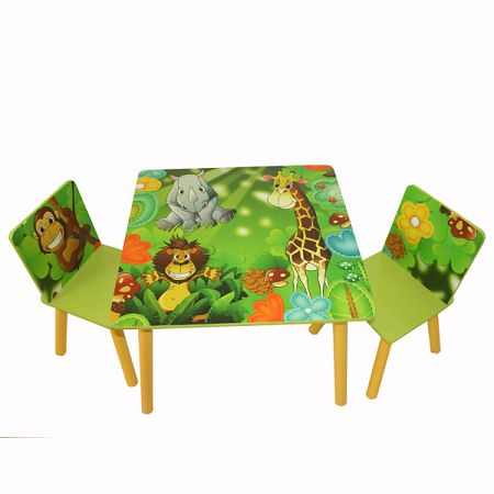 Gyerek asztal székekkel JUNGLE