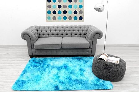 Gyerek plüss szőnyeg Ombre Blue
